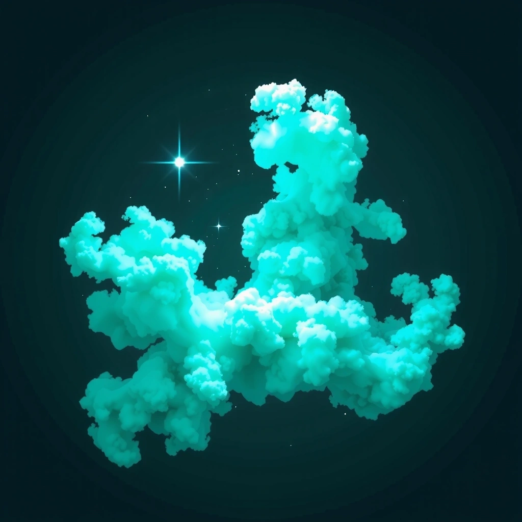 Galactic background visual