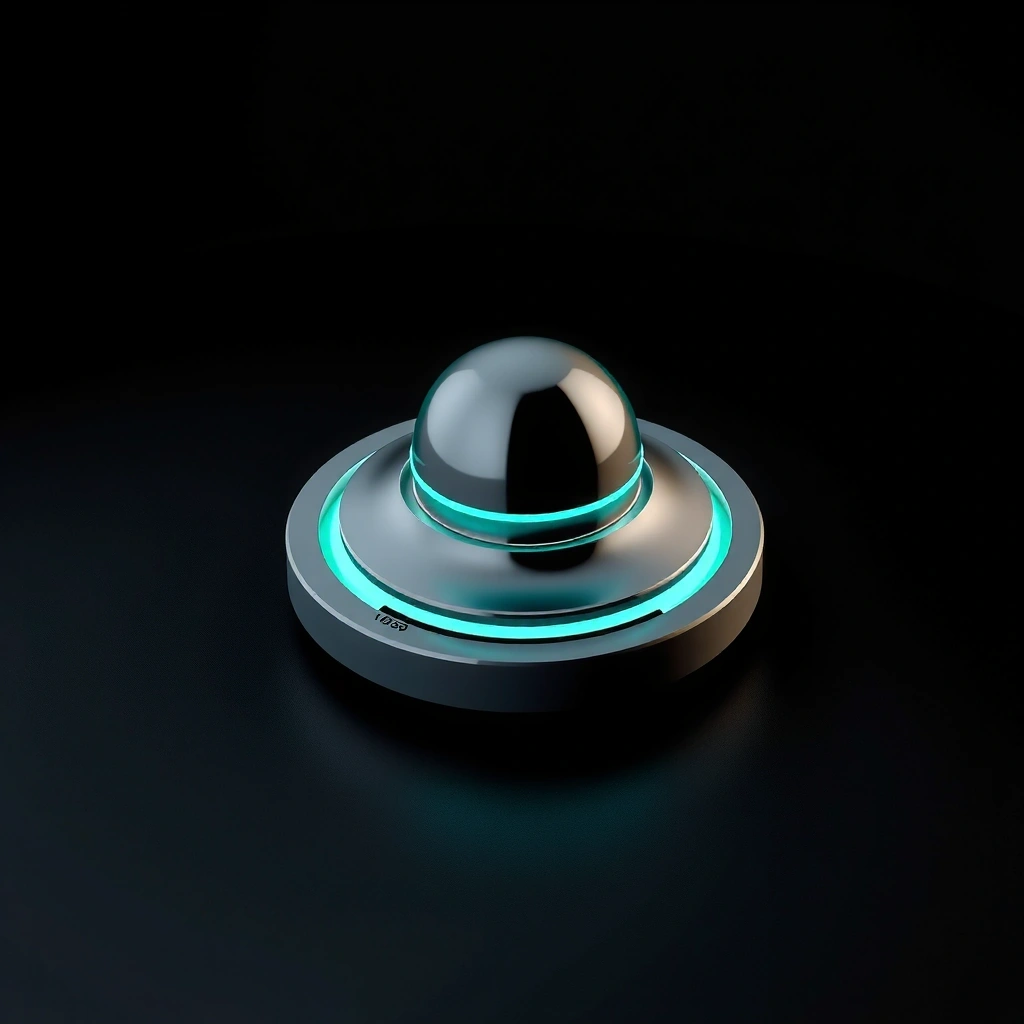 Abstract deep-space nebula background with emerald accents