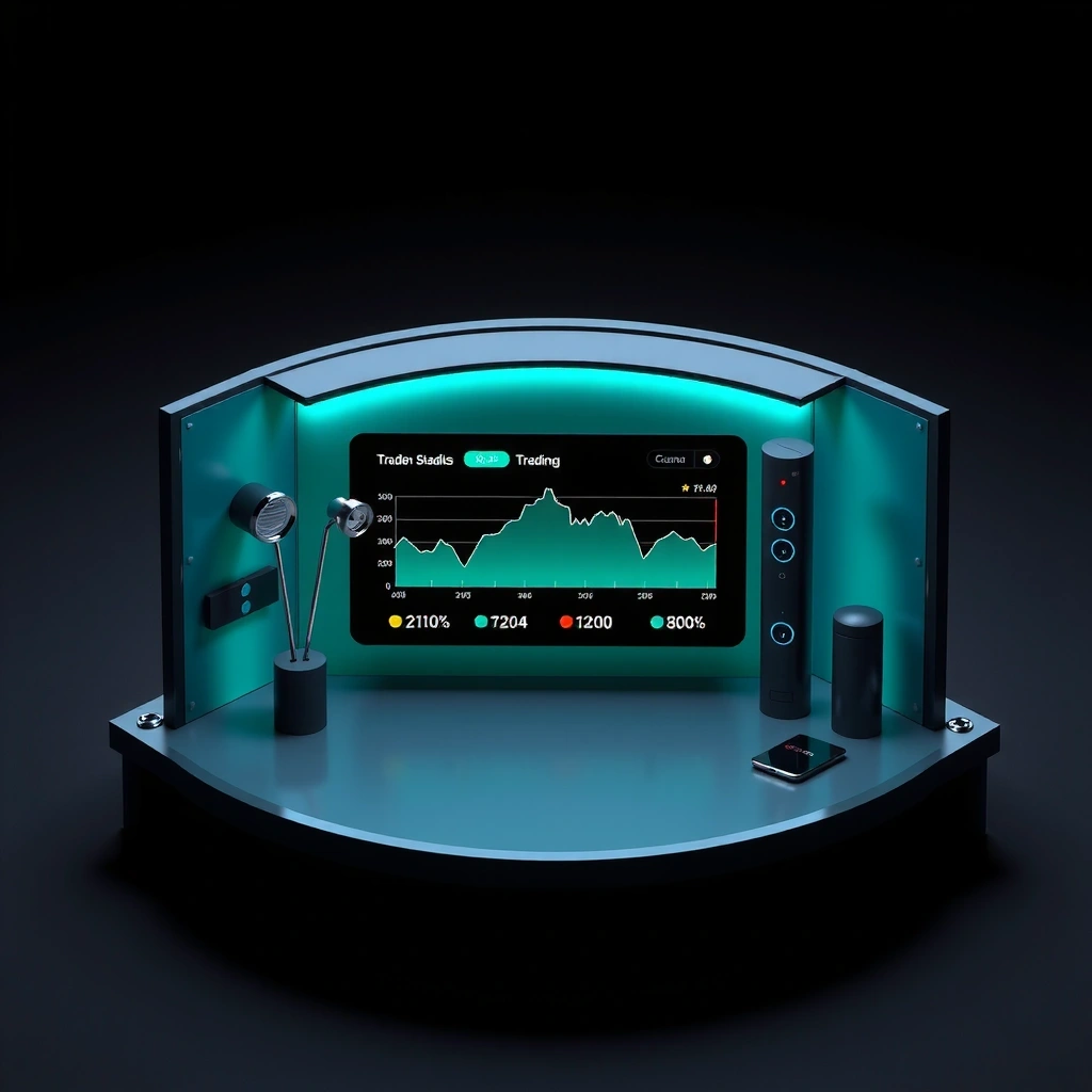 Trading simulation dashboard